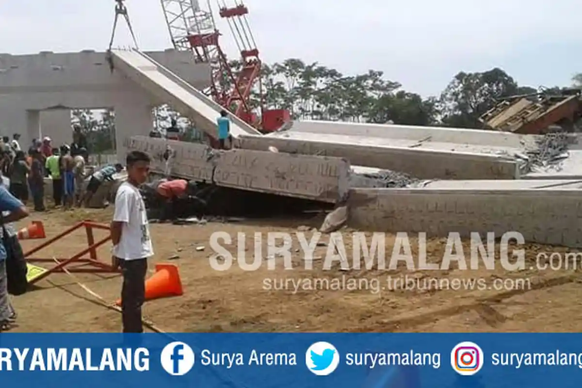 Proyek Tol Pasuruan Probolinggo Ambruk, Polda Jatim Bidik 3 Tersangka