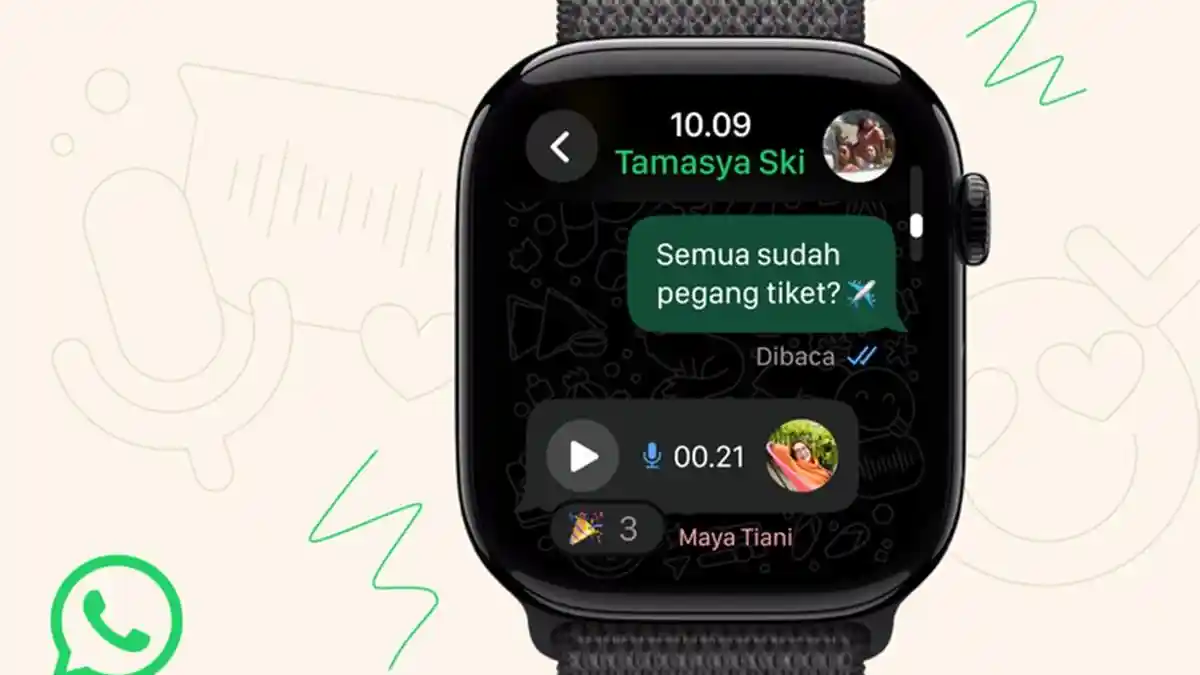 WhatsApp Hadir di Apple Watch, Kini Bisa Kirim Voice Note Tanpa Buka HP!