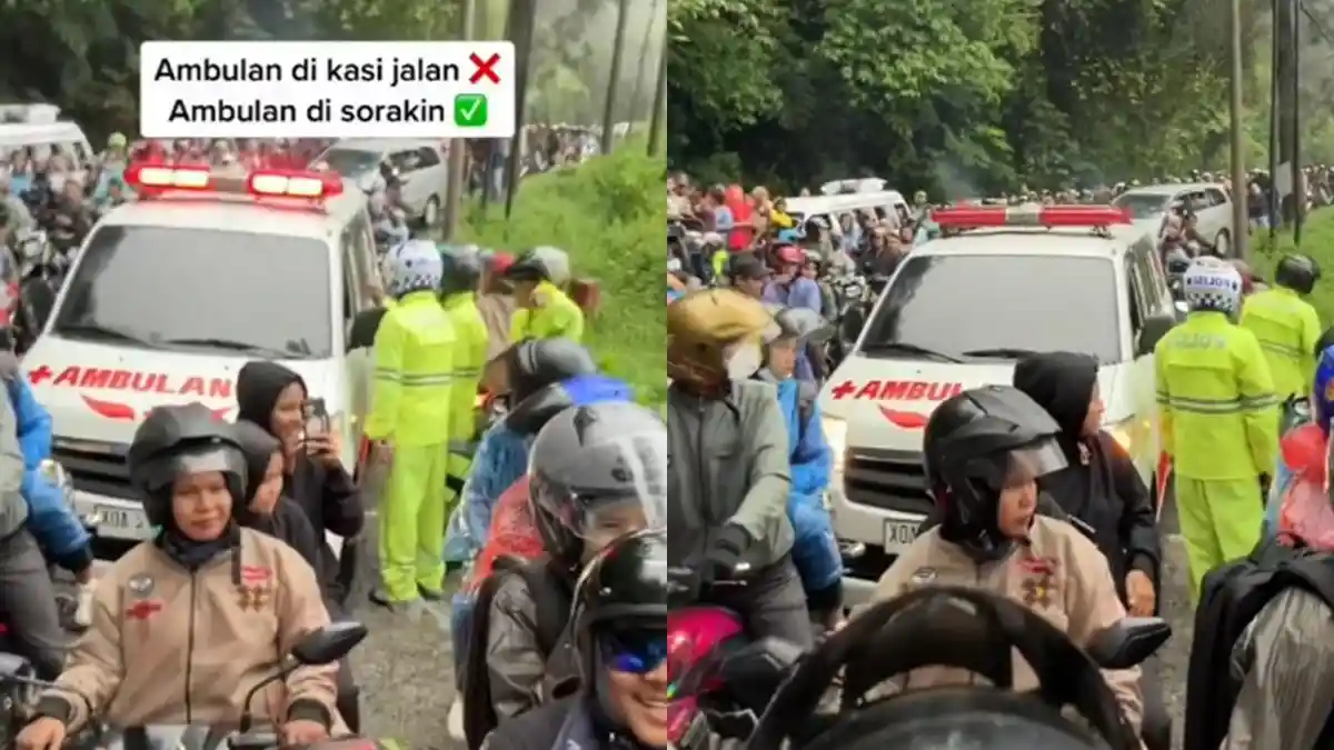 Viral Bunyikan Sirine di Kemacetan, Ambulans Ini Disoraki Pengendara, Ternyata Tak Ada Bawa Pasien