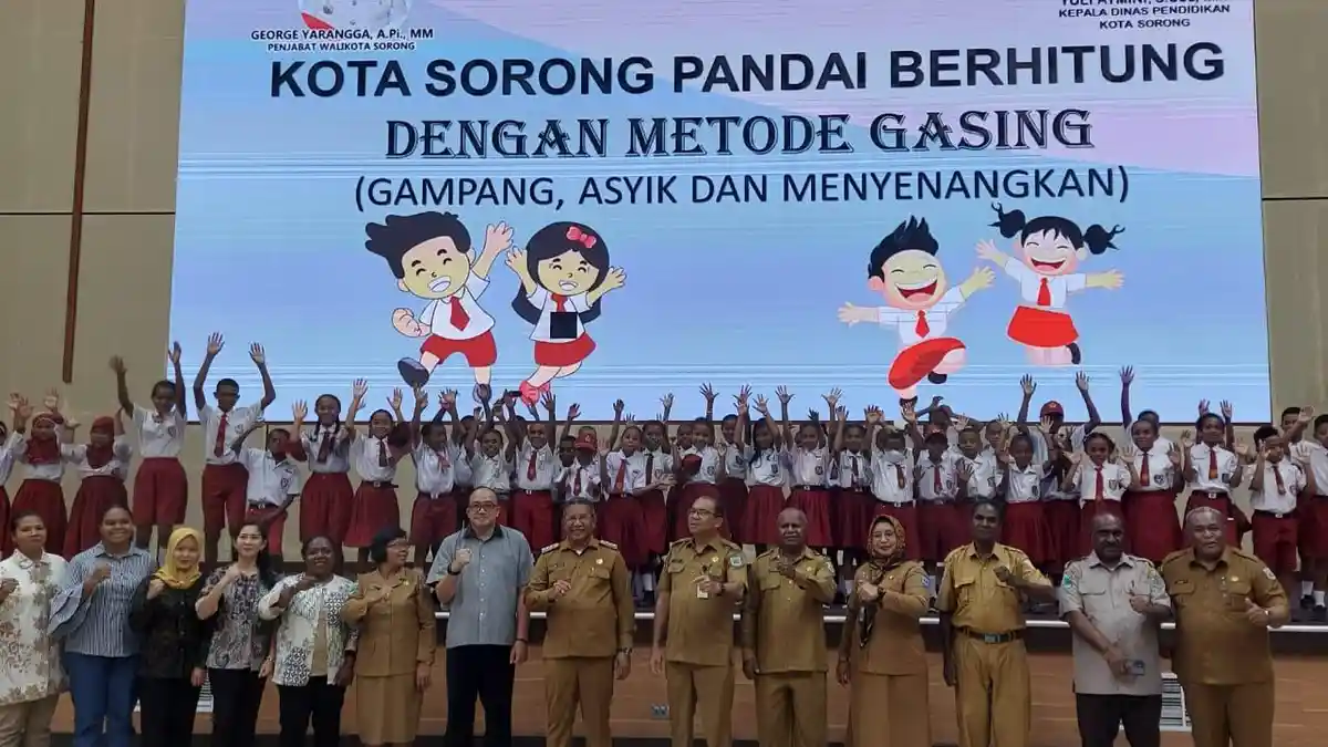 Disdik Kota Sorong Siapkan Guru Ajarkan Matematika Metode Gasing