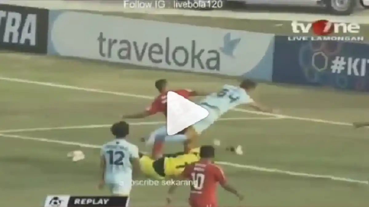 Video: Kiper Persela Choirul Huda Meninggal Dunia, Ini Insiden Tabrakan yang Renggut Nyawanya