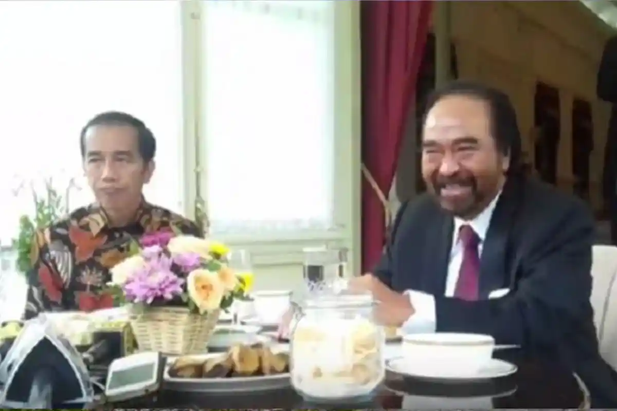Pemilu Usai, Ketum NasDem Surya Paloh Bertemu Jokowi secara Tertutup di Istana