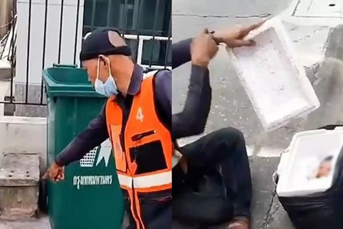 Pria Ini Panik Buka Kotak Makanan di Pinggir Jalan Ternyata Isinya Bayi, Firasatnya Terjawab