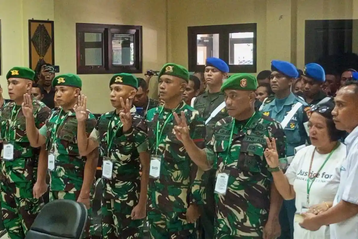 Sidang Kasus Prada Lucky, Saksi:Saya Dengar Dia Teriak, Ibu Saya Tidak Pernah Pukul Saya Seperti Ini