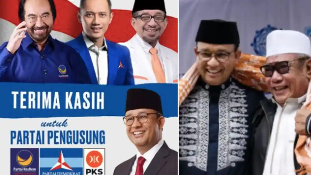 Koalisi Perubahan Penuhi PT 20 Persen, Anies Baswedan: Terima Kasih Nasdem, PKS, Demokrat