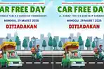 Arus Balik Lebaran, CFD Kota Bekasi Ditiadakan Sementara pada Minggu 29 Maret 2026