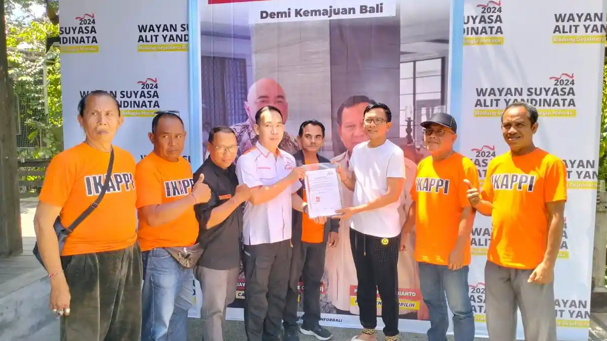 IKAPPI dan RN Deklarasi Dukungan Suyadinata di Pilkada Badung