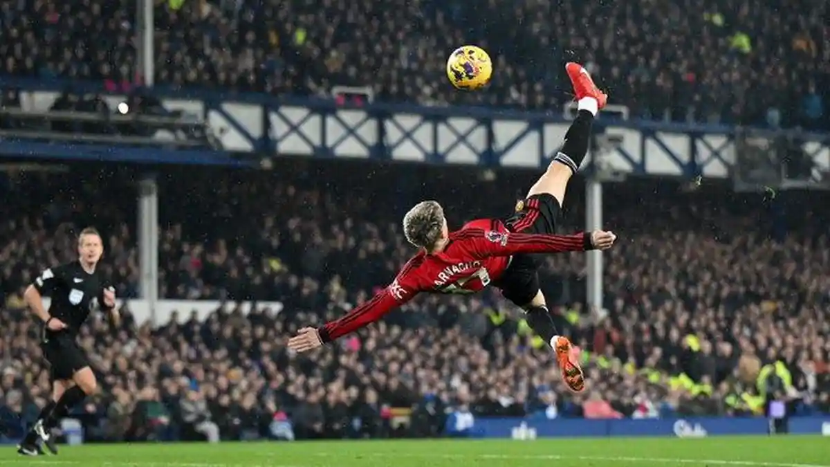 MU vs Everton 3-0, Garnacho Cetak Gol Mirip Cristiano Ronaldo, Diogo Dalot: Ajak Aku ke Puskas