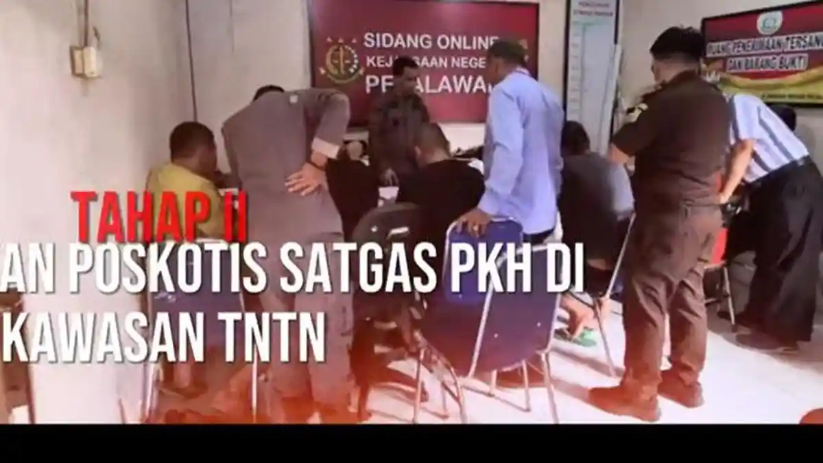 JPU Kejari Pelalawan Limpahkan Berkas Perkara Pengrusakan Poskotis TNTN ...