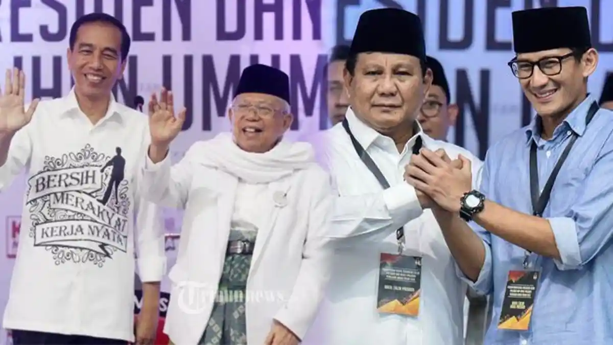 Elektabilitas Sementara Capres di Sulsel versi CRC: Jokowi-Maruf 46 %, Prabowo Sandi 41,9 %