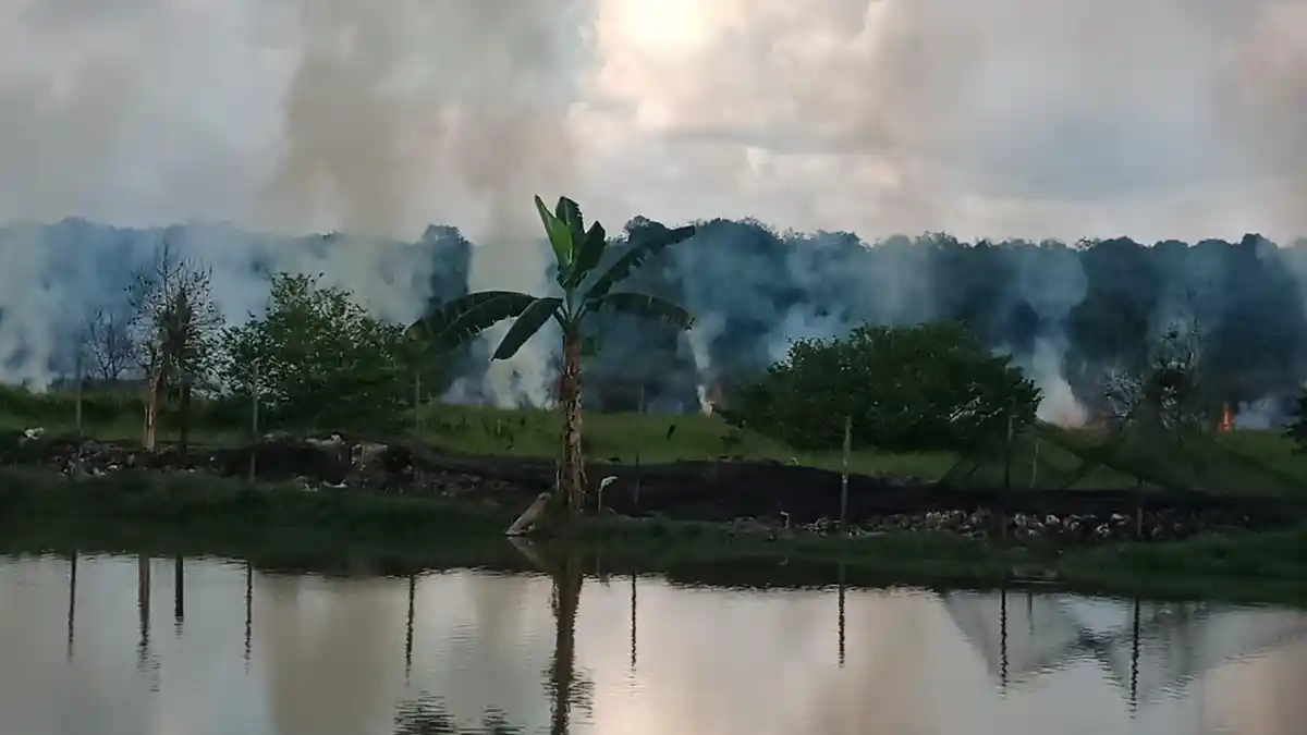 Kebakaran Lahan Muncul di Kelua, Polres Tabalong Ingatkan Potensi Karhutla