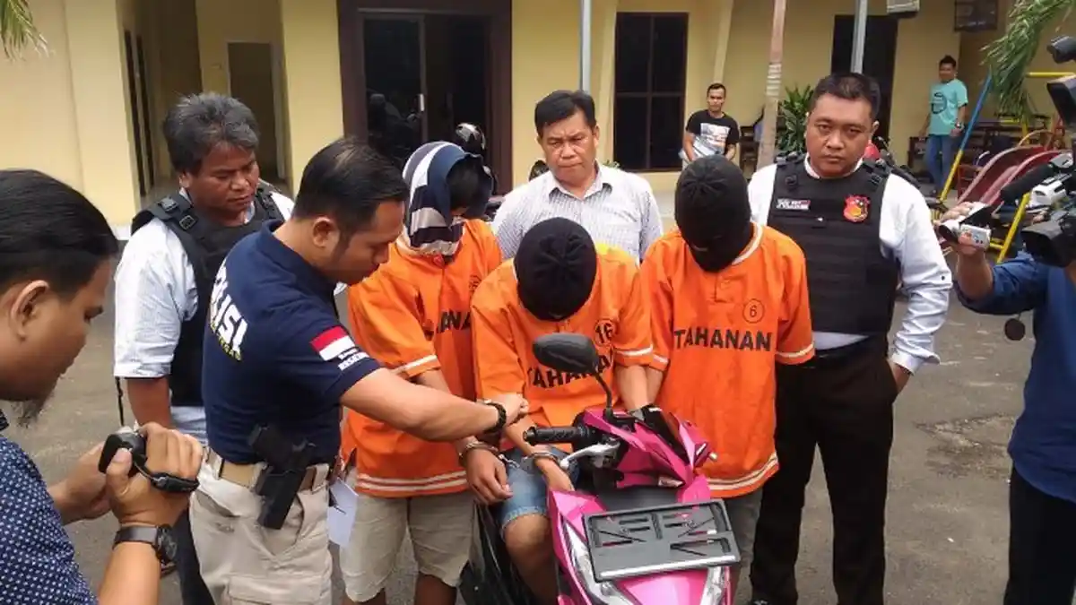 Pencuri Motor yang Masih Berstatus Pelajar Ditembak Polisi