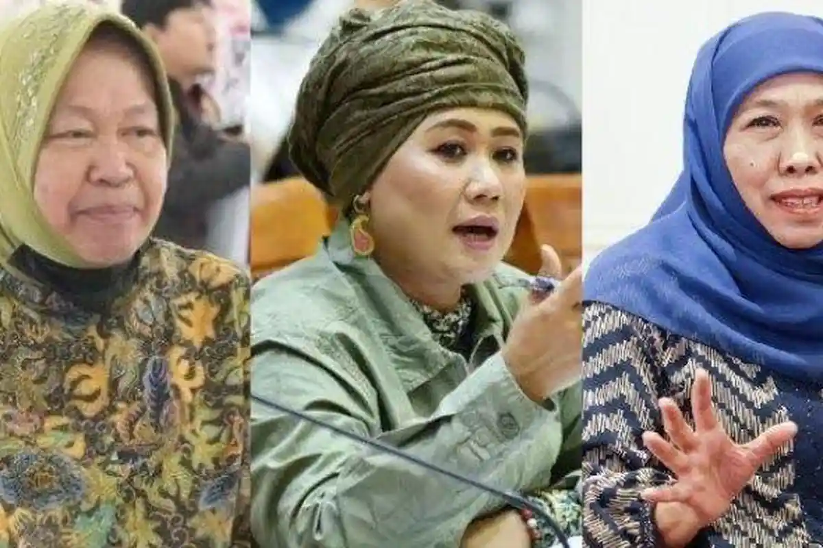 Hasil Survei Terbaru Pilgub Jatim: Kekuatan Khofifah Tak Sebanding Rismaharini dan Luluk Nur Hamidah