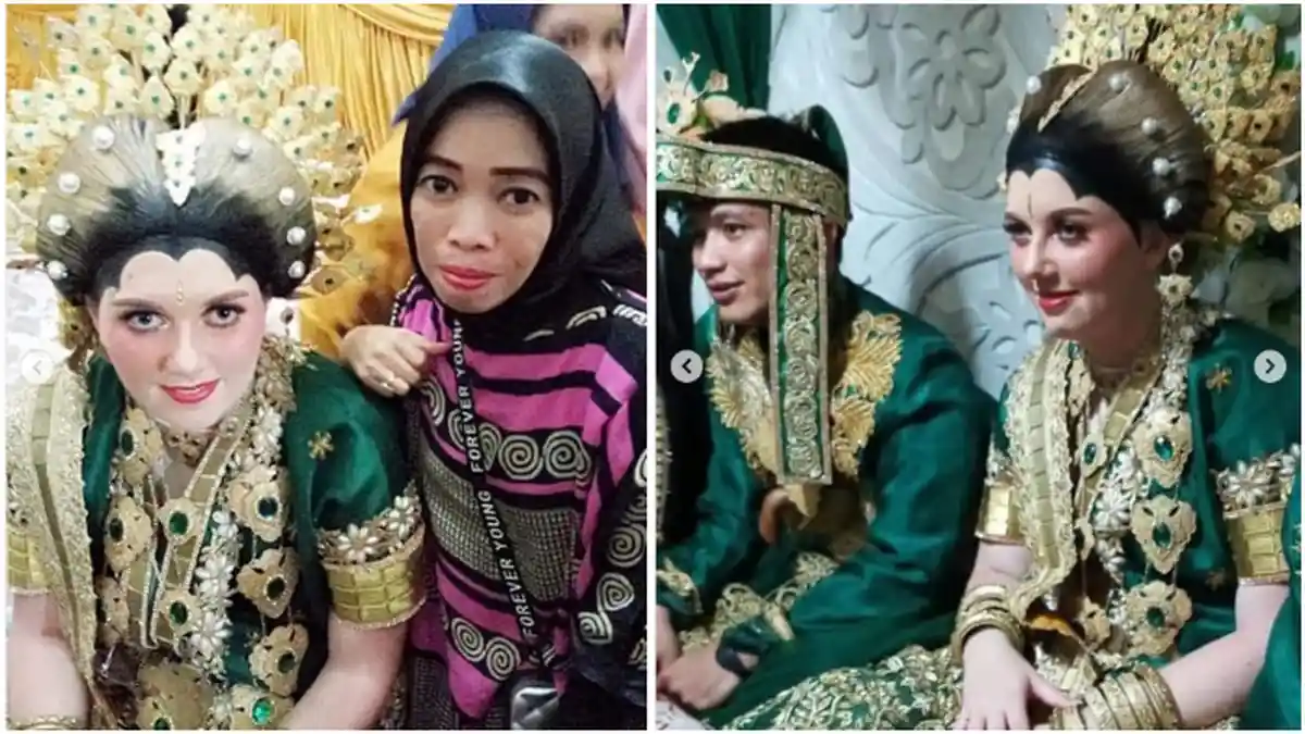 Foto-foto Pemuda Bugis Maros Nikahi Bule Cantik Jerman, Susul Pemuda Bone, Syarat Sebelum Jadi Istri