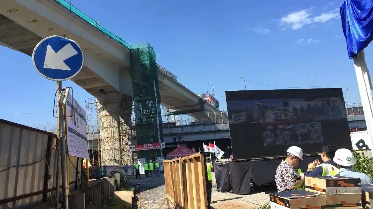 Lintasan LRT Cawang-Cibubur Kini Tersambung