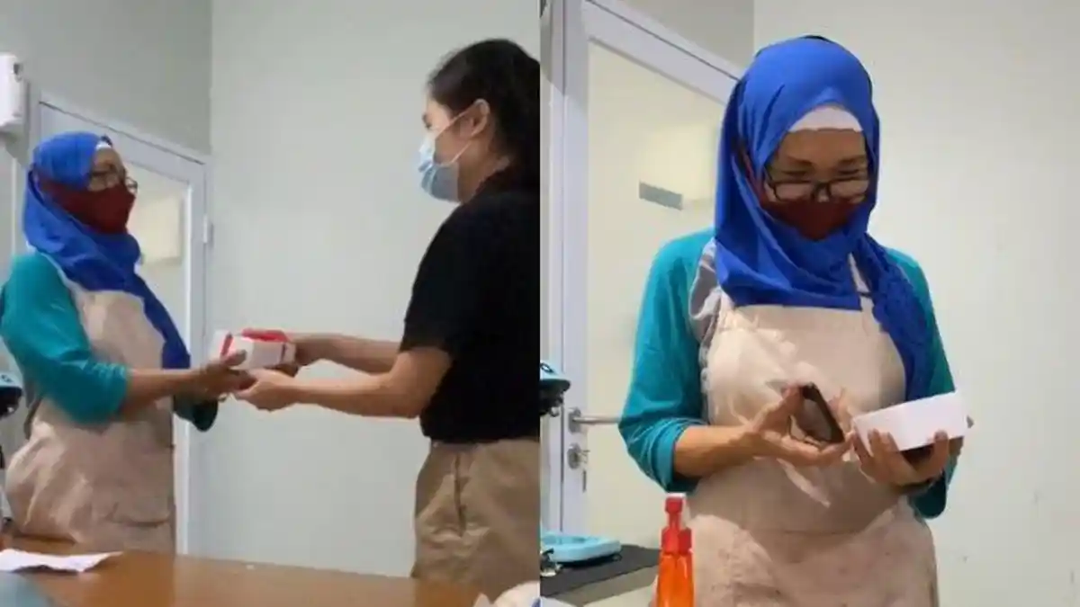 Pemimpin Teladan, Viral Video Karyawan Rajin Diberi HP Baru Oleh Atasannya