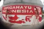 Petugas PPSU Melukis Tokoh Pahlawan Sambut HUT RI ke-75