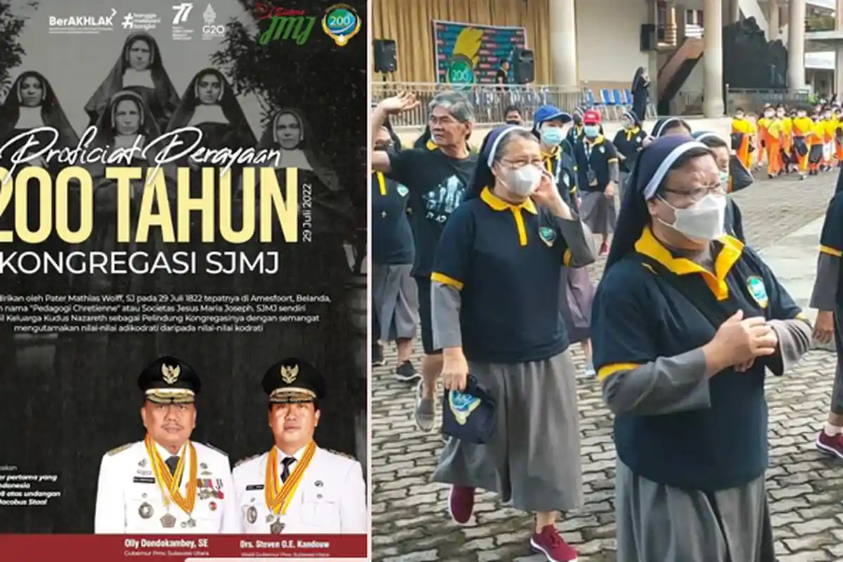 Gubernur Sulawesi Utara Olly Dondokambey Sambut Hangat Perayaan 200 Tahun Kongregasi SJMJ