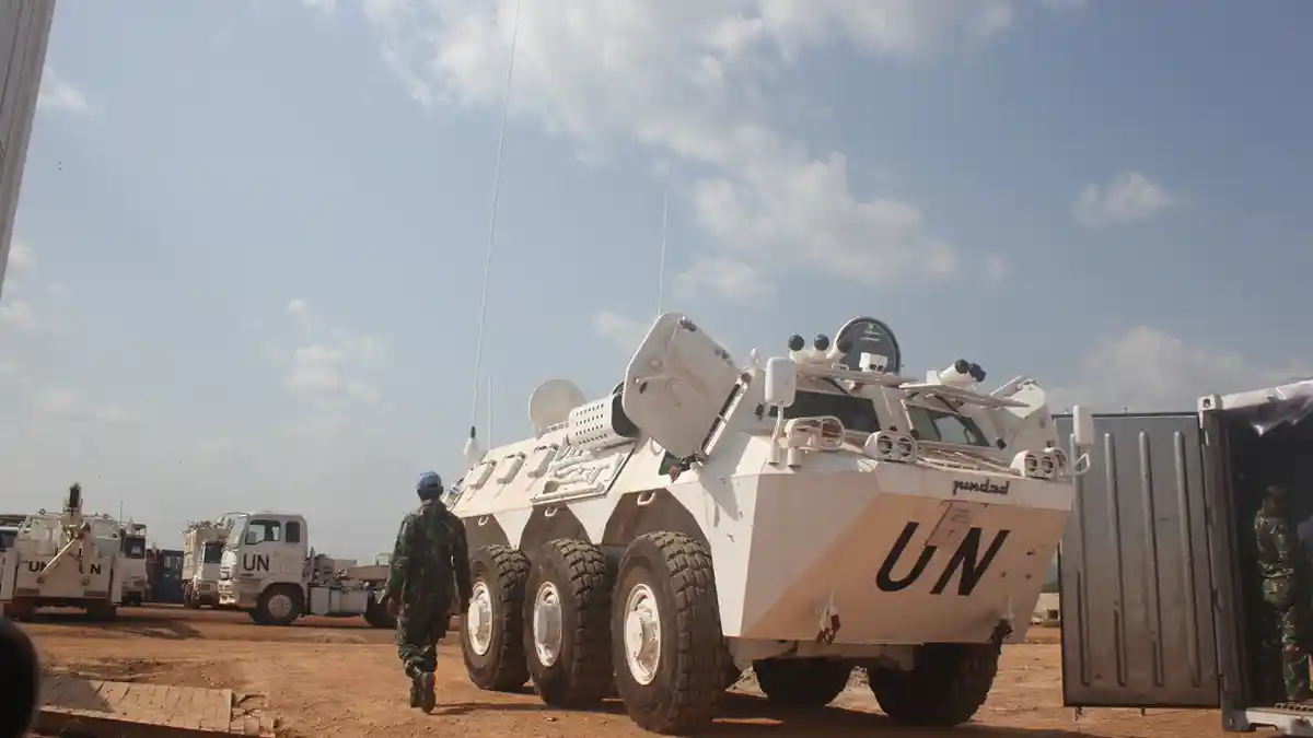Satgas Kizi TNI di Afrika terima Ranpur Anoa