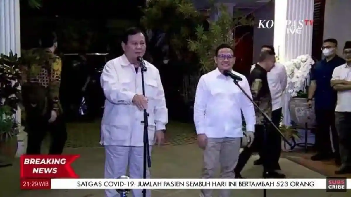 Kediamannya Didatangi Muhaimin Iskandar Bahas Pemilu 2024, Prabowo Subianto: Sangat Serius, Penting!