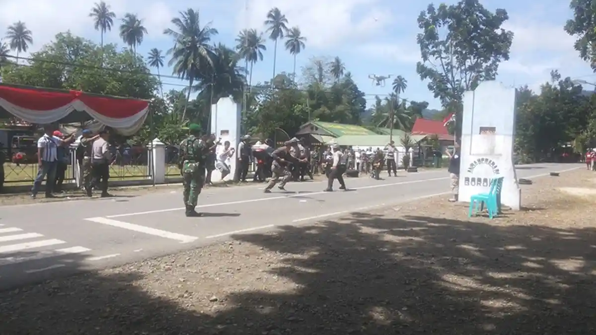 Pilkada - Ini Simulasi yang Disiapkan Sispamkota Bolmut Saat Proses Pemungutan Suara