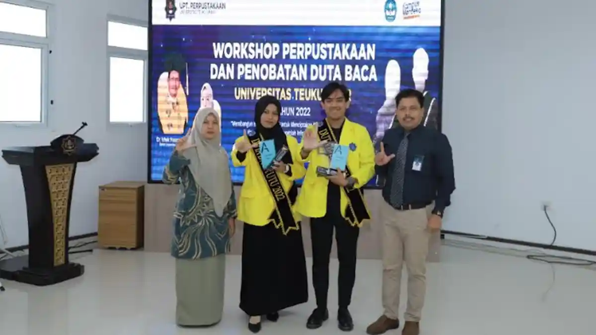 Agung dan Nunum Terpilih Sebagai Duta Baca UTU 2022