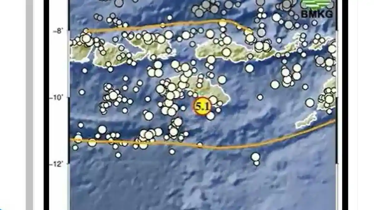 Gempa Bumi Magnitudo 5.1 Terjadi Kamis 12 Oktober 2023, Info BMKG : Jarak 21 Km