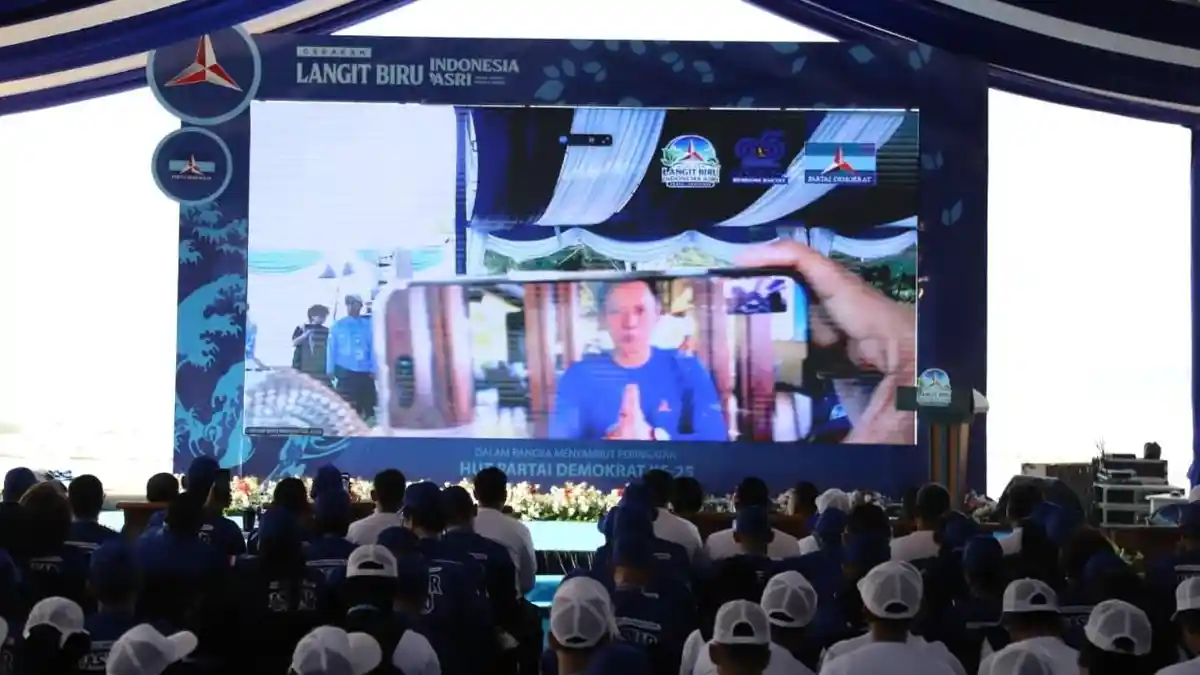 Luncurkan Gerakan Nasional Langit Biru, Ketua Umum Demokrat Bicara Alam dan Kesejahteraan Rakyat - Tribunnews.com