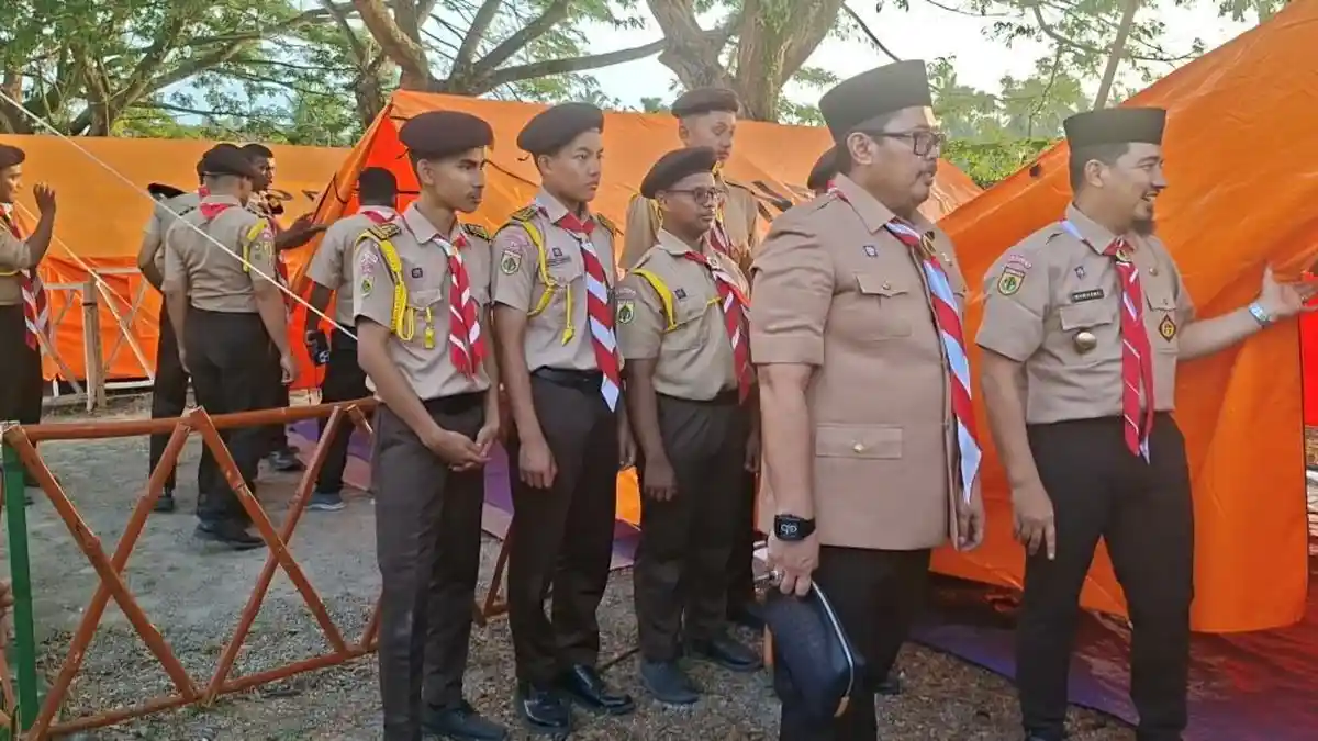 150 Anggota Pramuka Penegak Ikut Perkemahan Pemuda Ceria, Ini Ragam Lombanya