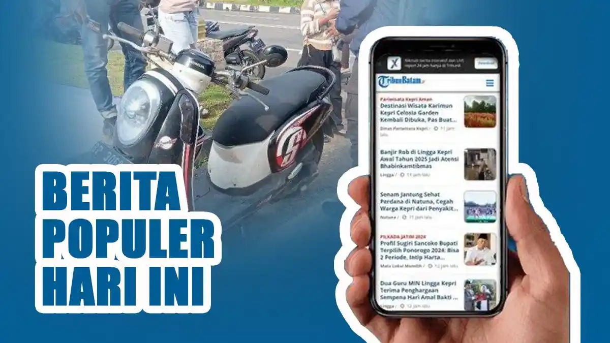 Daftar 7 Berita Populer Pilihan Hari Ini, Mahasiswi Tanjungpinang Lompat di Jembatan Dompak