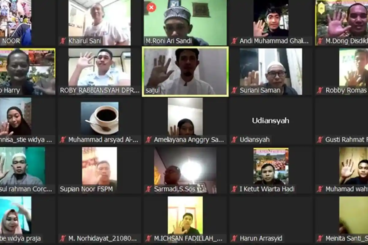 Ketua DPRD Kotabaru Ikuti Webinar Digagas Tim Percepatan Pemekaran Daerah Tanah Kambatang Lima