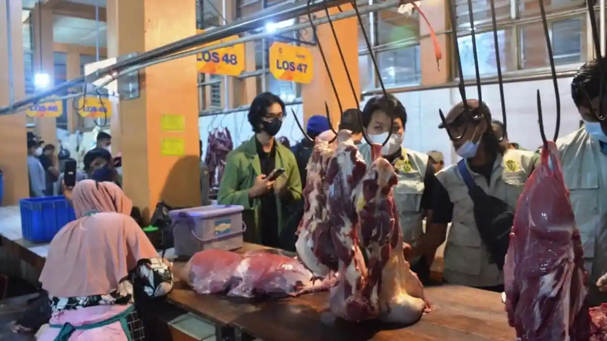 Sidak Bahan Pangan Asal Hewan, Pemkot Yogya Temukan Daging Sapi Tanpa Izin Edar