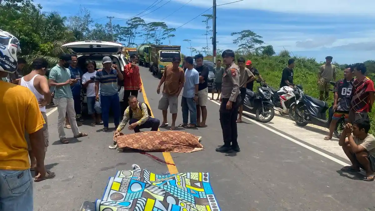 Kecelakaan Maut di Bengkulu Utara, 2 Pelajar SMA Tewas Terlindas Truk, 1 Luka Berat