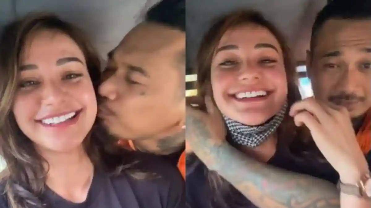 Momen Haru Nora Alexandra Lepas Rindu dengan Jerinx SID di Mobil Tahanan, 'Terima Kasih Semesta'