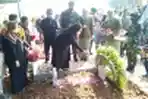 Prosesi Pemakaman Lettu Wisnu di Semarang