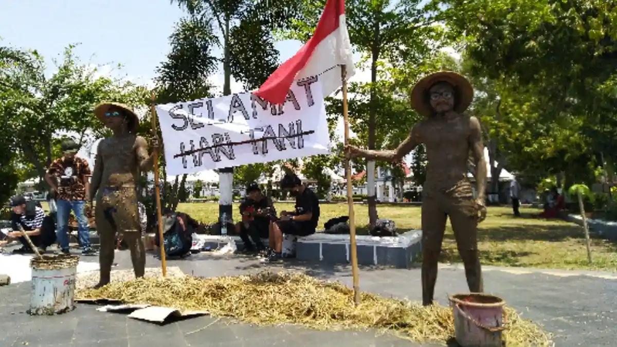 Komunitas di Kendal Peringati Hari Tani dengan Cara Unik