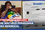 VIDEO - VIRAL, Alasan Sibuk, 3 Anak Titip Ibu ke Panti Jompo, Meninggal, Serahkan Pemakaman ke Panti