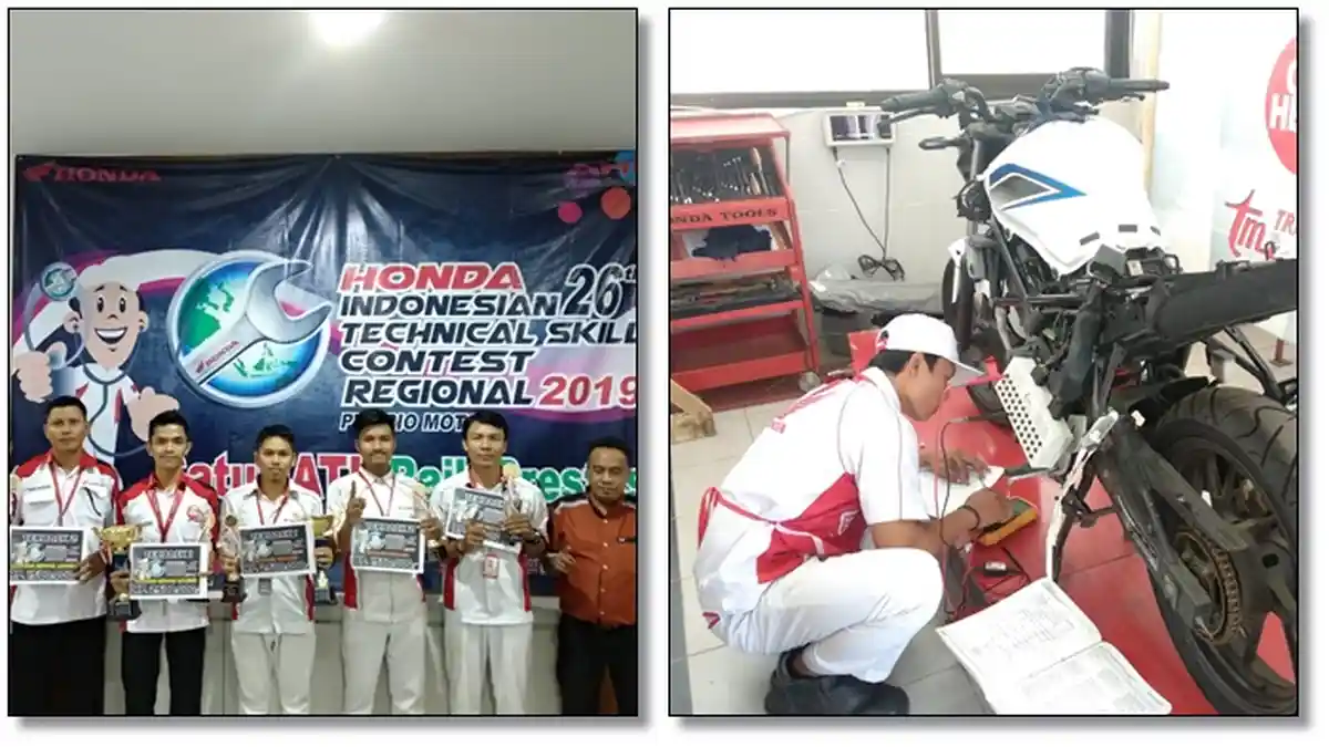 Ikuti Honda 26th Technical Skill Contest, Mekanik Honda Kalselteng Siap Berkompetisi