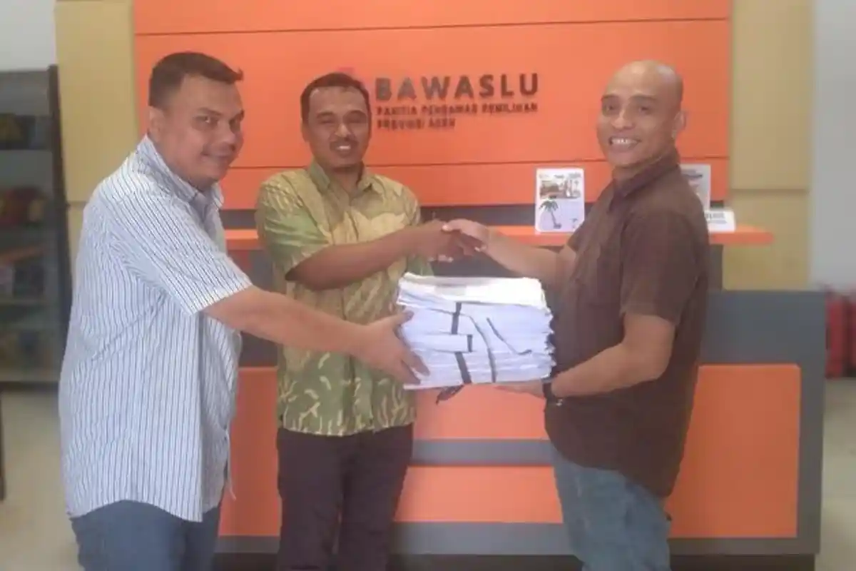 Panwaslih Sidang Dugaan Penggelembungan Suara Pemilu di Aceh Timur yang Dilapor PAS Aceh