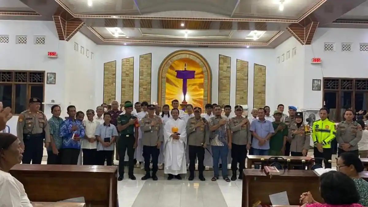 Polda Lampung: Pelaksanaan Pengamanan Hari Raya Paskah 2023 Berjalan Aman Kondusif
