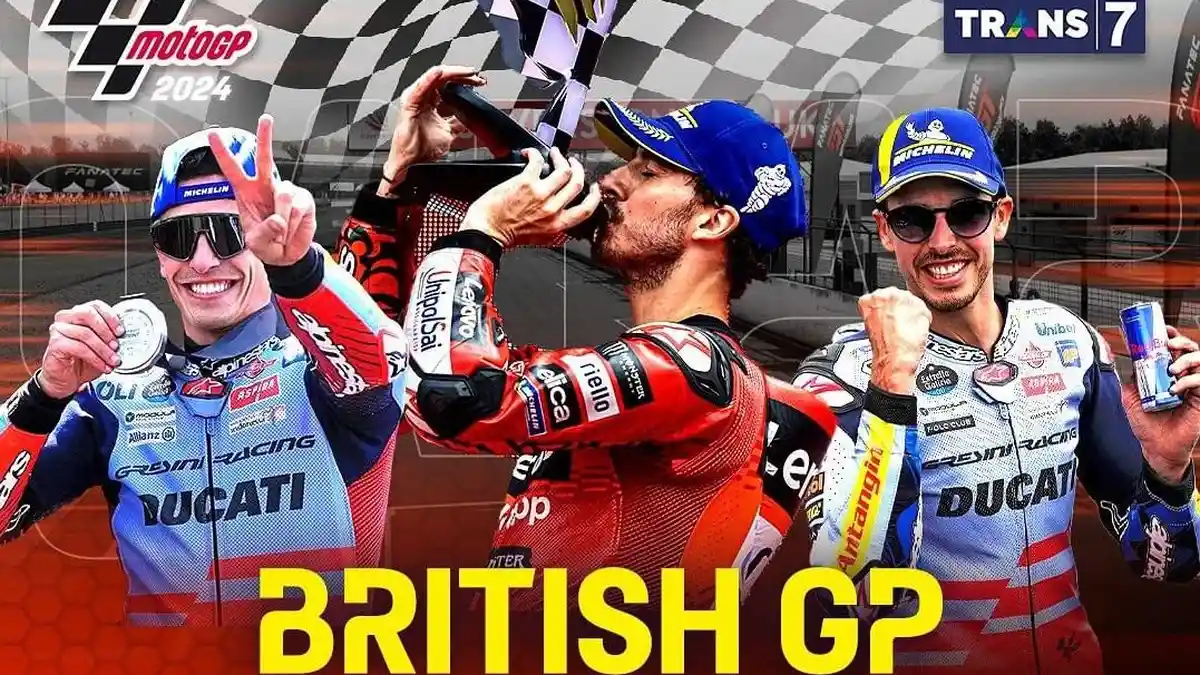 Live Streaming Trans7 MotoGP Inggris 2024, Cek Link TV Online Siaran ...