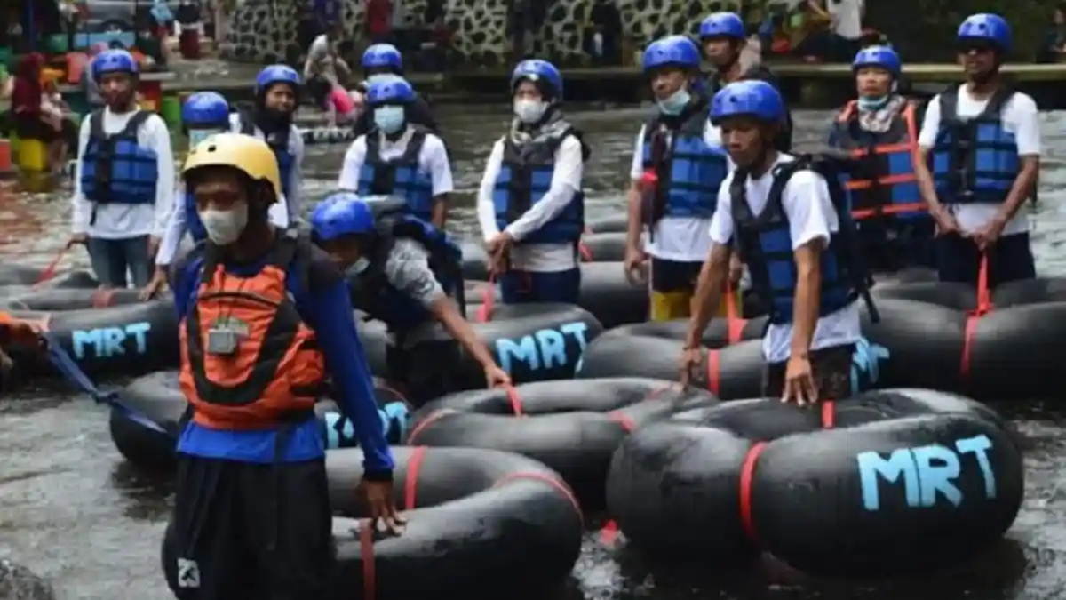 Wisata Arung Jeram River Tubing Belum Alami Peningkatan Pengunjung