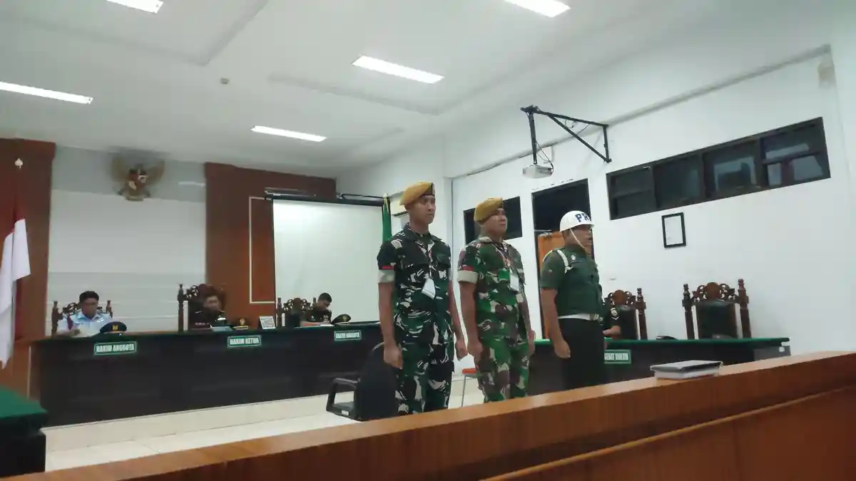 Aniaya Korban Hingga Tewas, Dua Anggota TNI Ini Hanya Dituntut 8 dan 9 Bulan Penjara