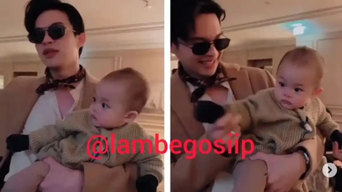 Potret Rey Mbayang Saat Gendong Baby Arshaka Kini Jadi Sorotan