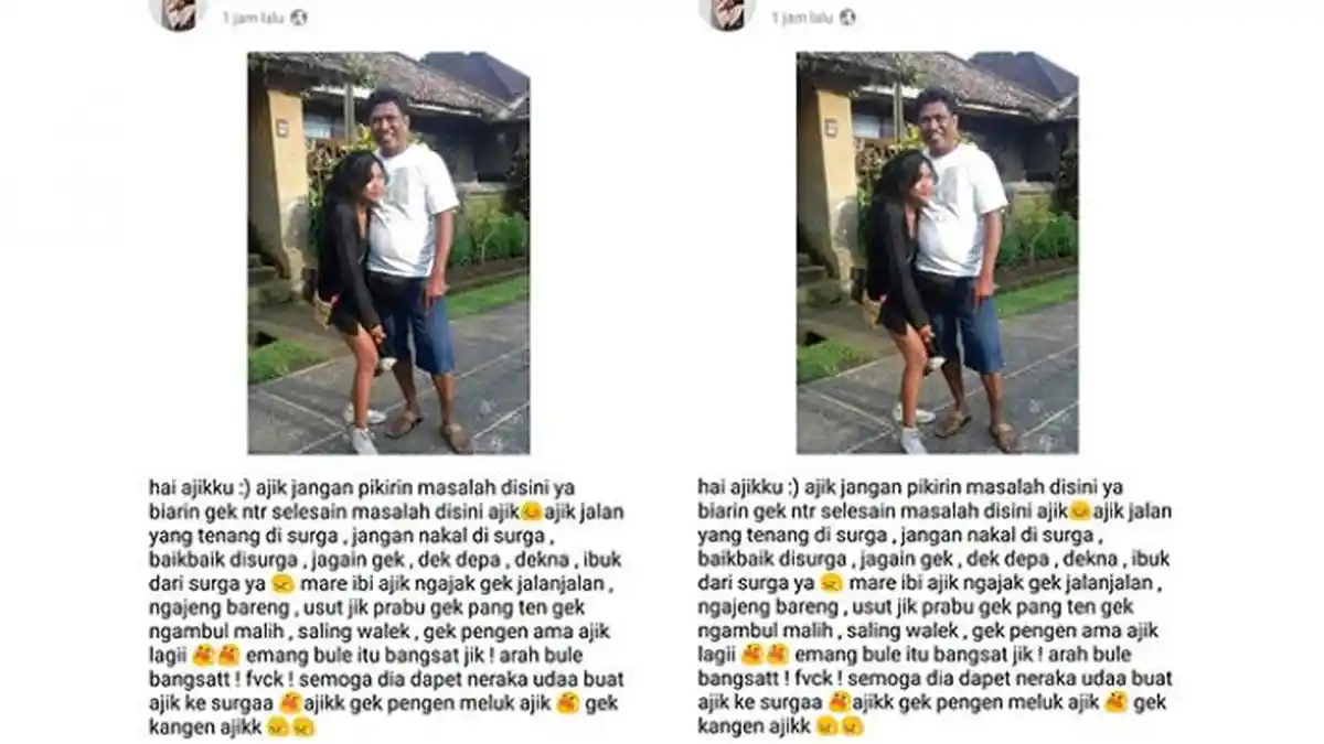 Putri dari Polisi yang Terbunuh Saat Penangkapan Bule Pembuat Onar Itu Posting Kenangan Terakhir