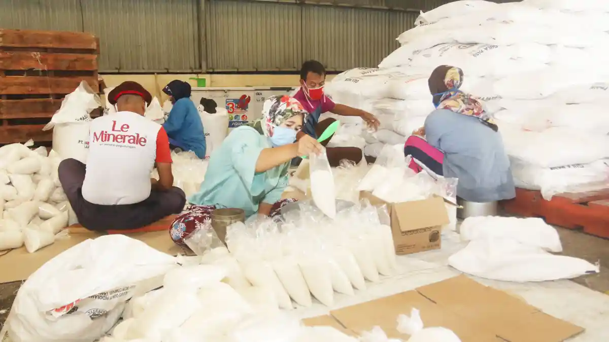 ‎Stabilkan Harga Gula Pasir dan Bawang, Satgas Pangan Polri Gelar Sidak