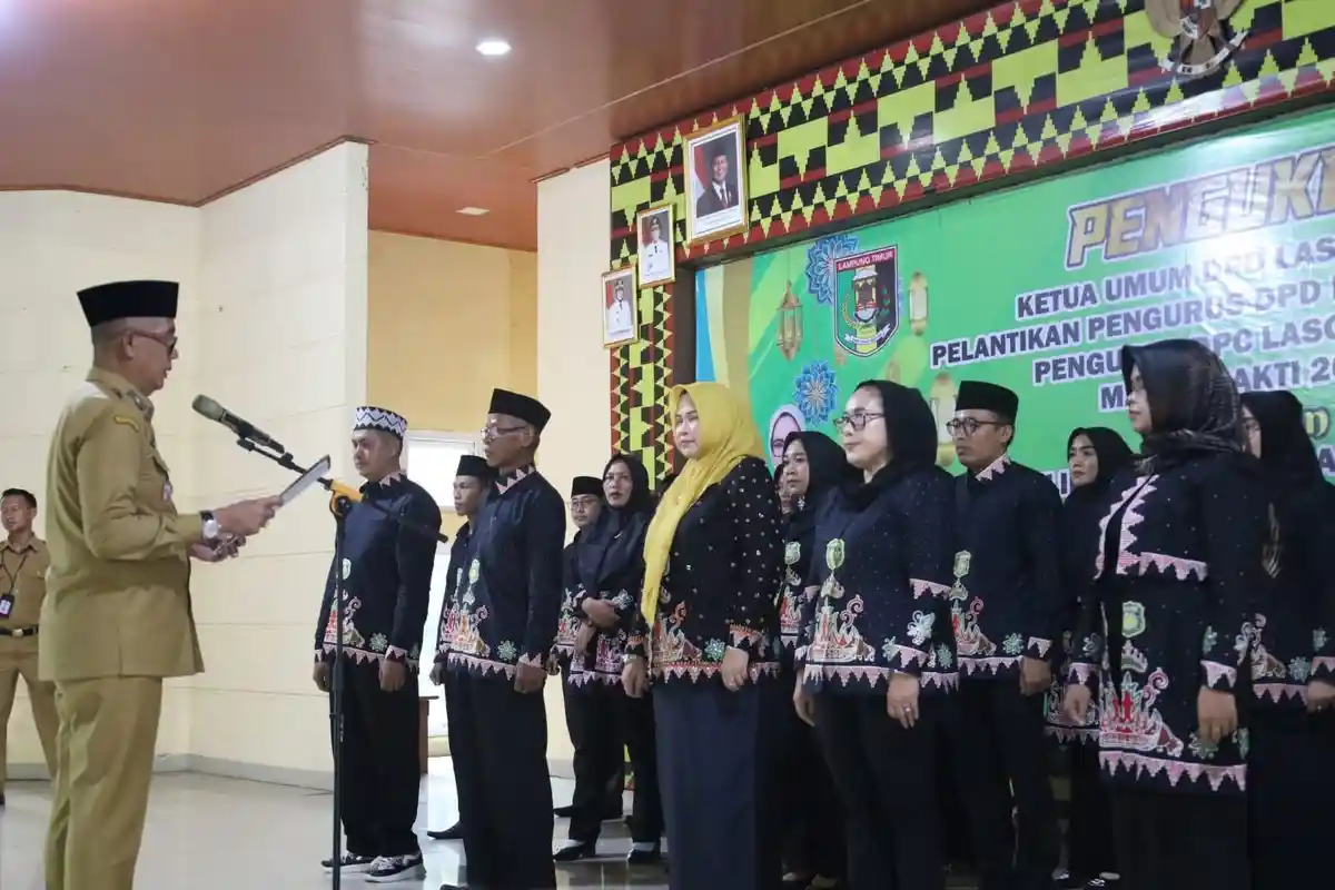 Huzaimah Azwar Hadi Didapuk Jadi Ketua Umum DPD LASQI Kabupaten Lampung Timur