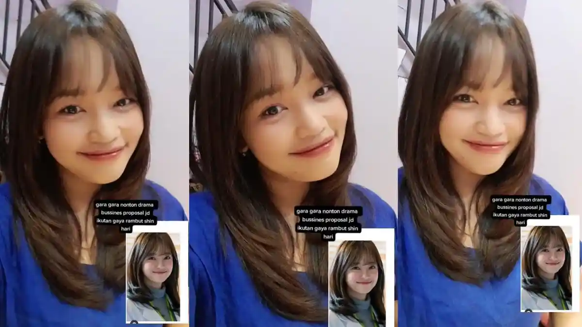 Viral Wanita Ubah Gaya Rambut Mirip Shin Ha Ri