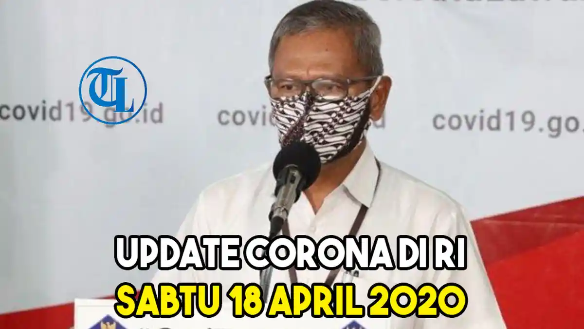 UPDATE Corona di RI Sabtu 18 April 2020, Total 6.248 Kasus, 535 Meninggal, 631 Sembuh