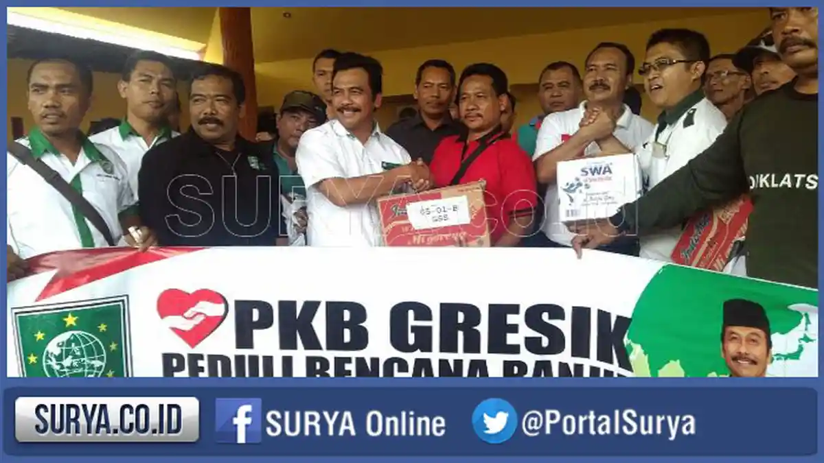 Banjir Luapan Kalimas di Gresik, Parpol Ini Pilih Sumbangkan Sembako untuk Warga